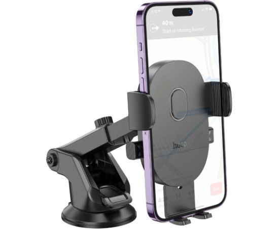 Car phone holder Hoco H19 black Telefonu Turētāji Auto Velo Moto