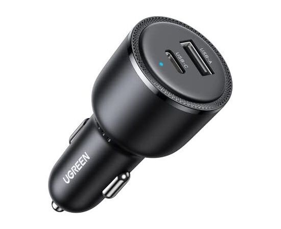 Автомобильная зарядка Ugreen CD239 USB-C/USB-A 63W черная