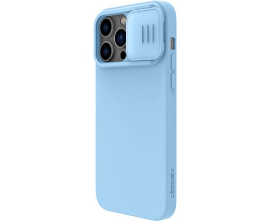 Case Nillkin CamShield Silky Magnetic Silicone Apple iPhone 14 Plus light blue
