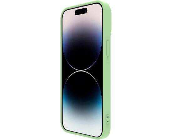 Чехол Nillkin CamShield Silky Magnetic Silicone Apple iPhone 14 Pro светло-зелёный