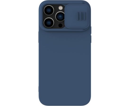 Чехол Nillkin CamShield Silky Magnetic Silicone Apple iPhone 14 Pro тёмно-синий
