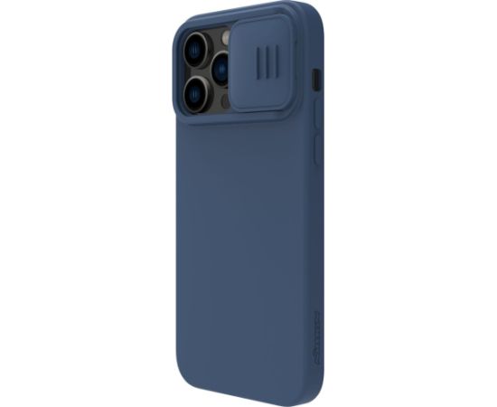 Чехол Nillkin CamShield Silky Magnetic Silicone Apple iPhone 14 Pro тёмно-синий