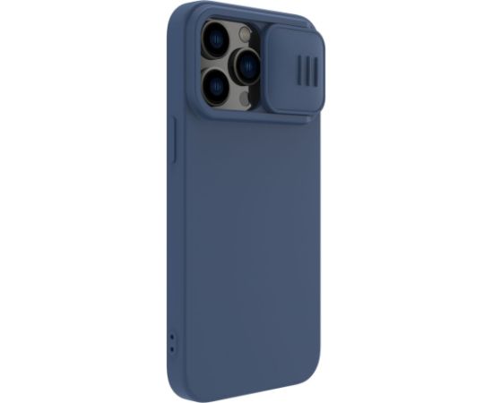 Чехол Nillkin CamShield Silky Magnetic Silicone Apple iPhone 14 Pro тёмно-синий