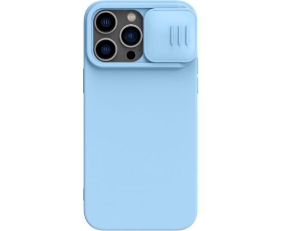 Case Nillkin CamShield Silky Magnetic Silicone Apple iPhone 14 light blue