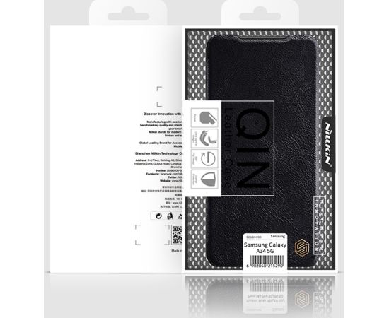 Case Nillkin Qin Leather Samsung A135 A13 4G black