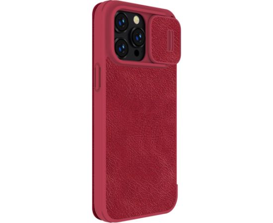 Case Nillkin Qin Pro Leather Apple iPhone 14 red