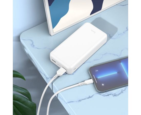 Внешний аккумулятор Power Bank Hoco J100A 2xUSB-A 20000mAh белый