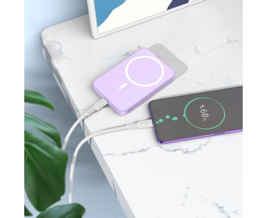 Внешний аккумулятор Power Bank Hoco J109 PD20W Magnetic 5000mAh белый