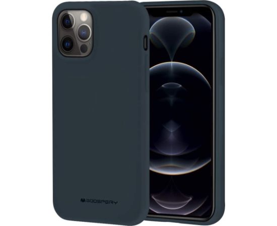 Чехол Mercury Soft Jelly Case Apple iPhone 15 темно синий