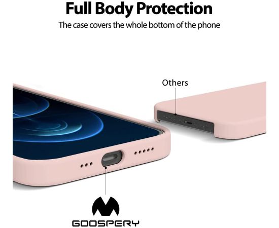 Case Mercury Silicone Case Apple iPhone 15 Pro pink sand