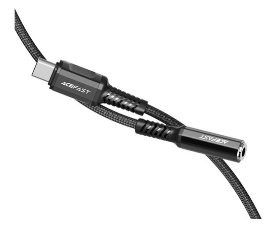 Аудио адаптер Acefast C1-07 USB-C to 3.5mm (F) 0.18m черный