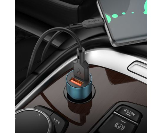 Car charger Borofone BZ19B 2xUSB-A QC3.0 36W black