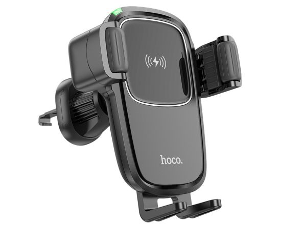 Автомобильная зарядка-держатель Hoco HW1 Pro 15W черная