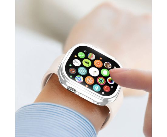 Защитное стекло дисплея/накладка Dux Ducis Samo Apple Watch Ultra 49mm серебристoe