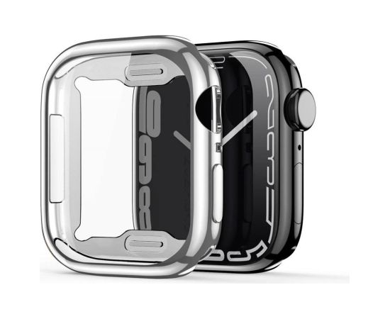 TPU glass case Dux Ducis Samo Apple Watch 45mm silver