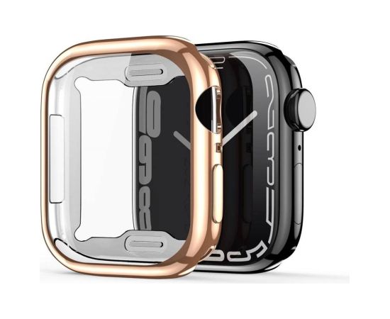 TPU glass case Dux Ducis Samo Apple Watch 45mm pink