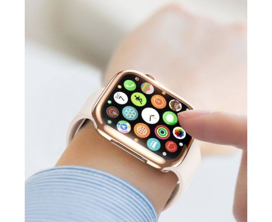 Защитное стекло дисплея/накладка Dux Ducis Samo Apple Watch 45mm розовое