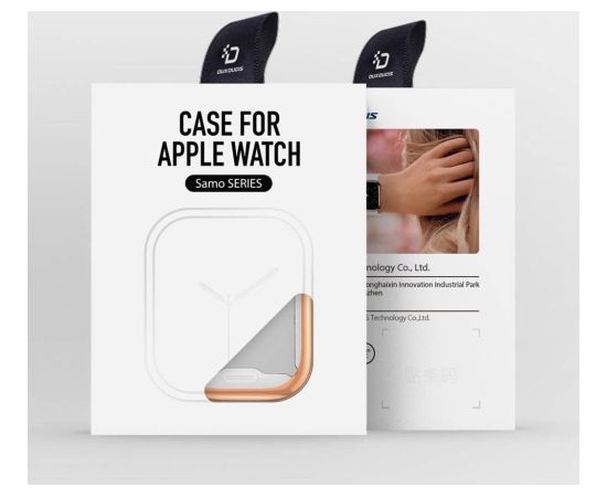 Защитное стекло дисплея/накладка Dux Ducis Samo Apple Watch 45mm розовое
