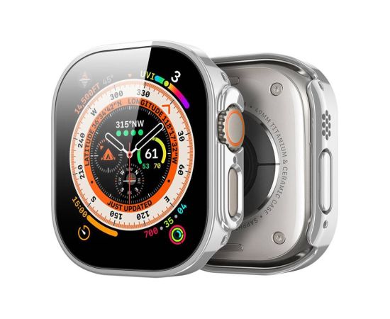 Защитное стекло дисплея/накладка Dux Ducis Hamo Apple Watch Ultra 49mm серебристoe