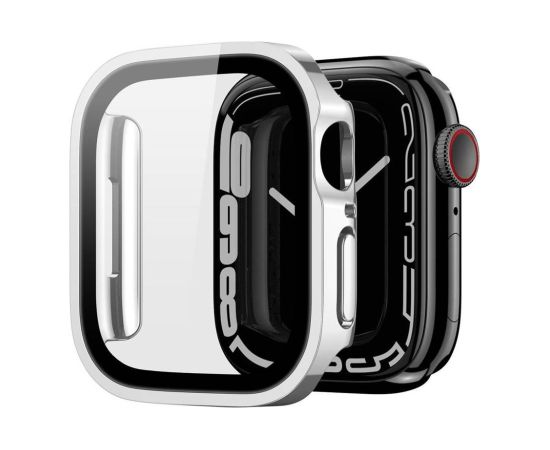 Tempered glass case Dux Ducis Hamo Apple Watch 45mm silver