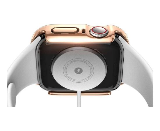 Защитное стекло дисплея/накладка Dux Ducis Hamo Apple Watch 45mm розовое