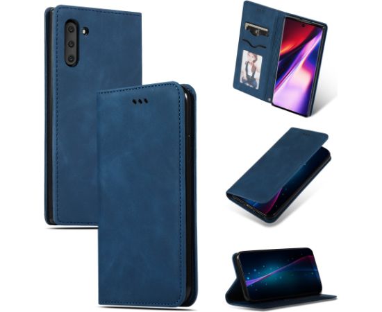 Case Business Style Xiaomi Redmi 11A/12C/Poco C55 dark blue