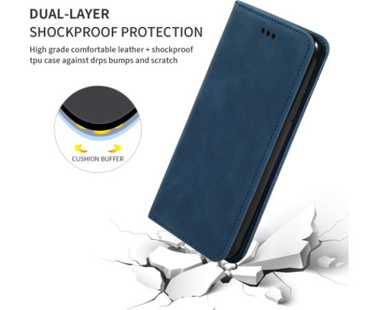 Case Business Style Xiaomi Redmi 11A/12C/Poco C55 dark blue