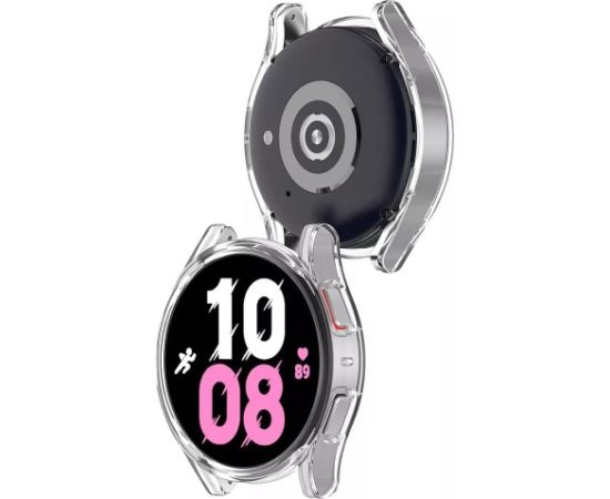Tempered glass case 360 degree cover Samsung Watch Active 2 44mm transparent