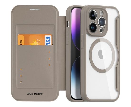 Чехол Dux Ducis Skin X Pro Apple iPhone 14 Pro бежевый