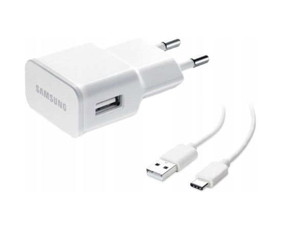 Charger original Samsung EP-TA200NWE 15W + Type-C cable  white