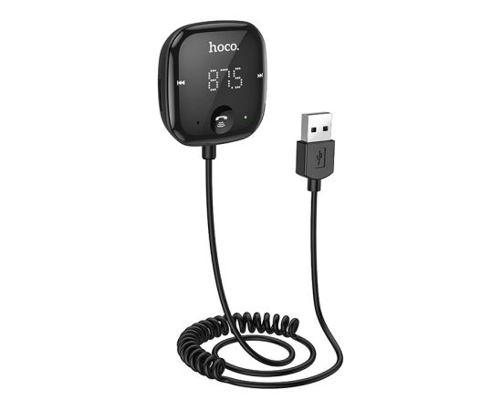 FM modulator Hoco E65 Unity BT-FM Auto FM Transmiteri un Carplay ierīces