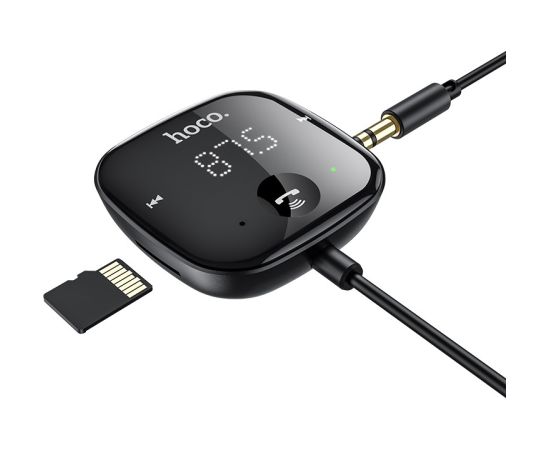FM modulator Hoco E65 Unity BT-FM Auto FM Transmiteri un Carplay ierīces
