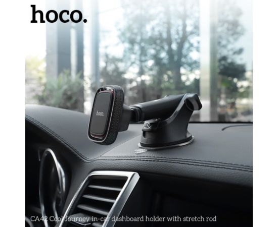 Aвтомобильный держатель телефона Hoco CA42, крепится на панель приборов, магнитный