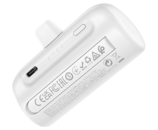 External battery Power Bank Hoco J106 Type-C 5000mAh white