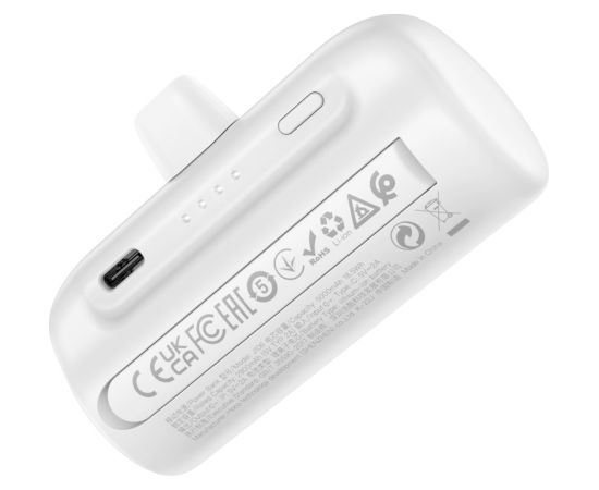 External battery Power Bank Hoco J106 Lightning 5000mAh white