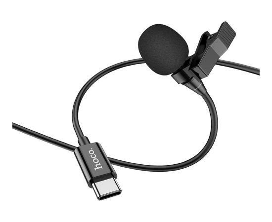 Микрофон проводной Hoco L14 Type-C черный