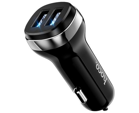 Car charger Hoco Z40 Superior Dual Port black