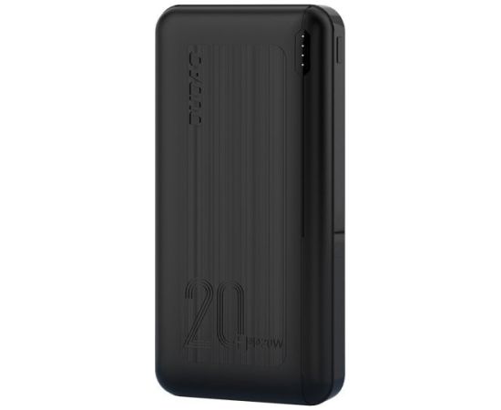 External battery Power Bank Dudao K12PQ+ PD 20W QC 3.0 2xUSB-A/Type-C 20000mAh black