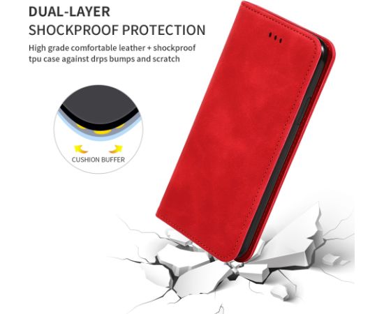 Case Business Style Xiaomi Redmi Note 12 Pro 5G/Poco X5 Pro 5G red