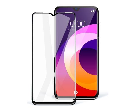 Tempered glass 5D Full Glue Samsung S916 S23 Plus 5G curved black without hole