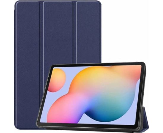Чехол Smart Leather Apple iPad 10.9 2022 тёмно-синий