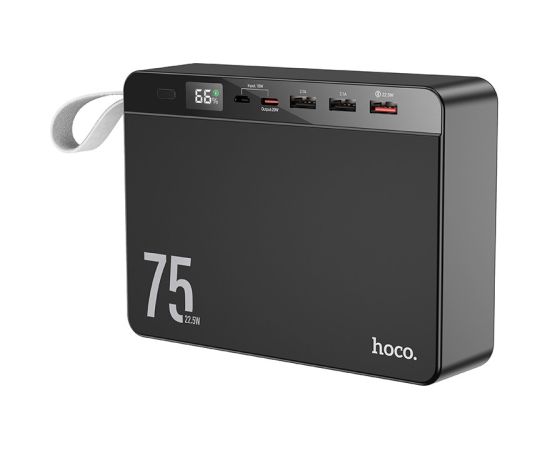 Внешний аккумулятор Power Bank Hoco J94 Overlord 22.5W 75000mAh черный