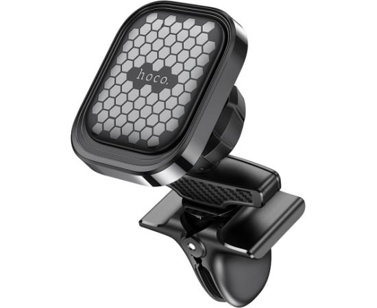 Car phone holder Hoco S49 for using on ventilation grille, magnetic, black Telefonu Turētāji Auto Velo Moto