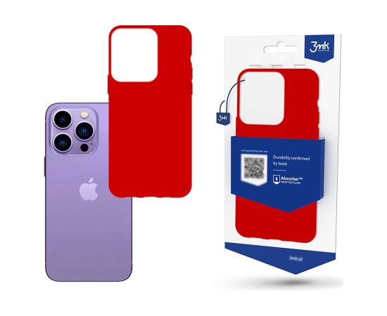 Case 3mk Matt Case Apple iPhone 14 Pro Max red