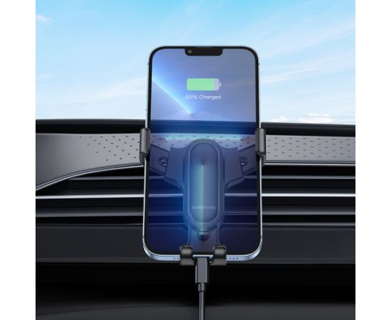 Car phone holder Borofone BH74 for using on ventilation grille, black Telefonu Turētāji Auto Velo Moto