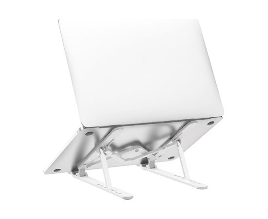(Ir veikalā) Borofone BH70 Eagle white Universal folding laptop stand Portatīvā datora turētājs