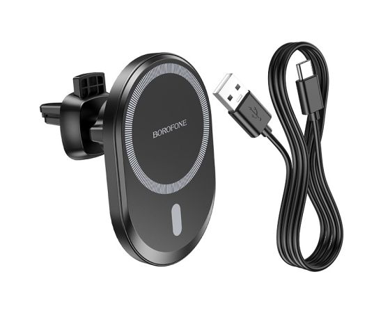 Car charger-holder Borofone BH201 Magsafe 15W black