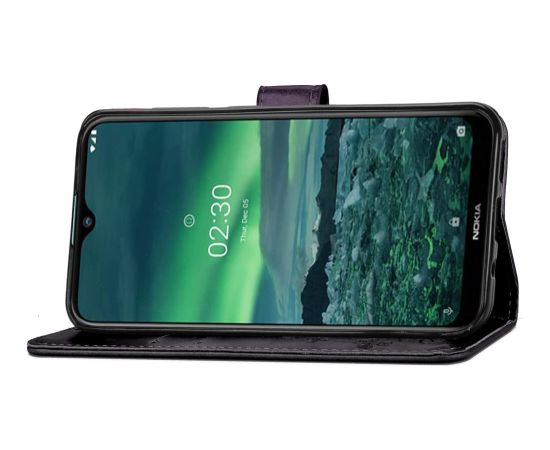 Case Flower Book Samsung A135 A13 4G black