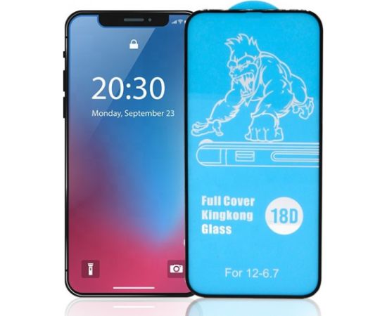 Защитное стекло дисплея 18D Shockproof Xiaomi Redmi Note 11/Note 11S/Poco M4 Pro 4G черное