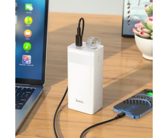 External battery Power Bank Hoco J86 22.5W Quick Charge 3.0 40000mAh white